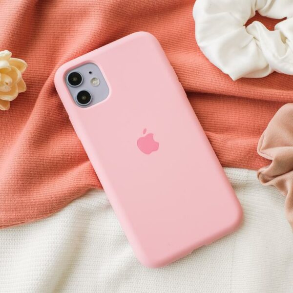 pink apple silicone case