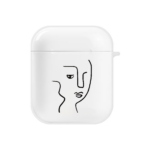 Abstract Faces Airpods Case