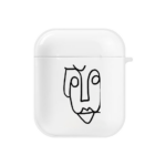 Abstract Faces Airpods Case