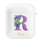 Letter R airpods Case