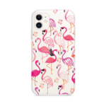 Flamingos Transparent Case